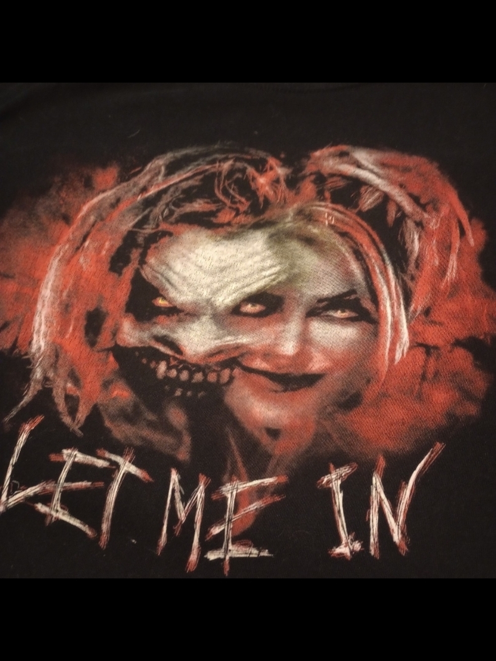 WWE Alexis Bliss & Bray Wyatt - Let Me In - 4X T-Shirt - Size Is Hard To See OOP
